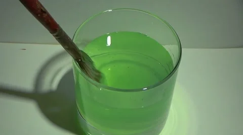 Art Brush Cleaning Stock Footage 53555774
