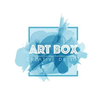 Art brush paint background vector. brush art paint abstract frame texture Stock Illustration