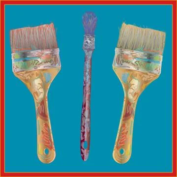 Art brushes Stock Illustration