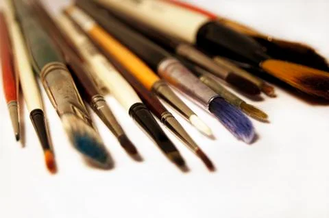 Art Brushes Stock Photos