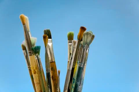 Art brushes Stock Photos