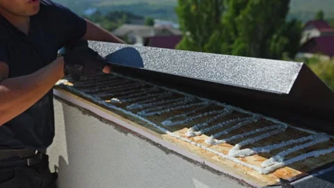 The Art of Building Skilled Worker at Work Stock Footage 250512218