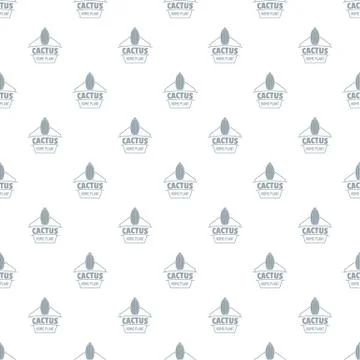 Art cactus pattern vector seamless イラスト素材