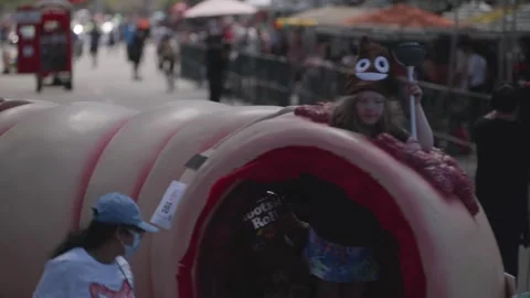 Art Car parade Stock Footage 303981130
