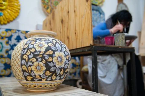 The art of ceramic Stock Photos