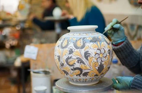 The art of ceramic Stock Photos