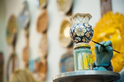 The art of ceramic Stock Photos