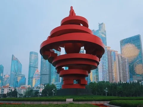 Art in china Stock Footage