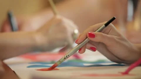 Art classes Stock Footage 12653399