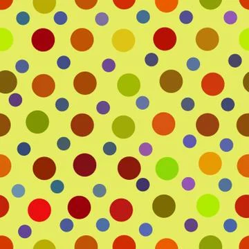 Art color dots generated seamless texture Stock Illustration