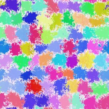 Art color dots generated seamless texture Stock Illustration
