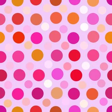 Art color dots generated seamless texture Stock Illustration