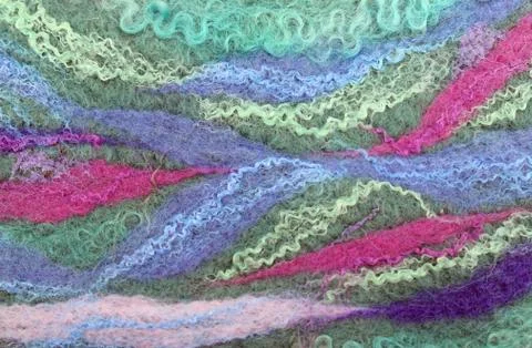 Art color felt background texture, wool handmade textile Stock Photos