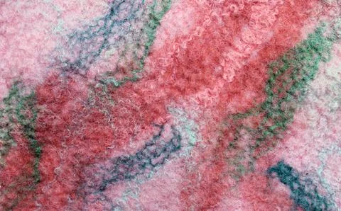 Art color felt background texture, wool handmade textile Stock Photos