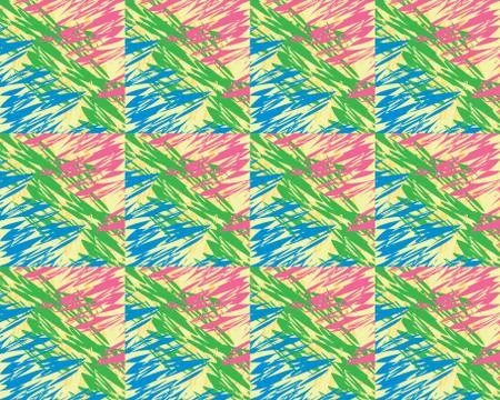 Is the art of combining objects so that it becomes a form of "pattern backgro Foto stock