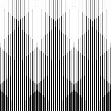 Art composition with lines. Modern art design. Black color stripes. Transit.. Ilustração Stock