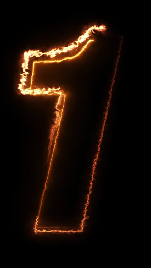 The Art of Creating Letters from Fire Stock Footage 303711380