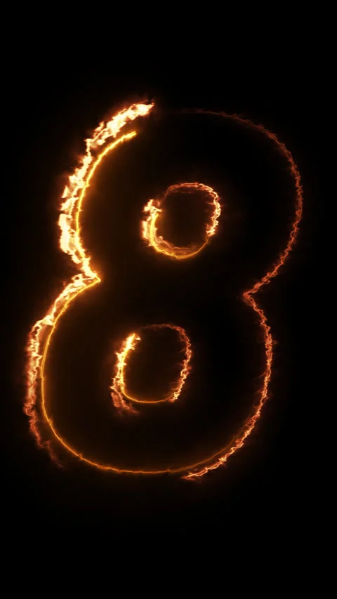 The Art of Creating Letters from Fire Stock Footage 303711396