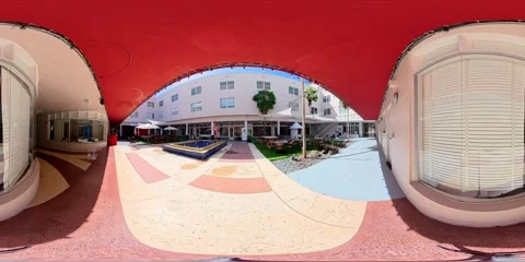 Art deco architecture Miami Beach Lincoln Road Mall. Video shot in 8k 24p o.. Stock Footage 318410391