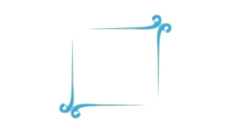 Art deco border Stock Footage 75217096