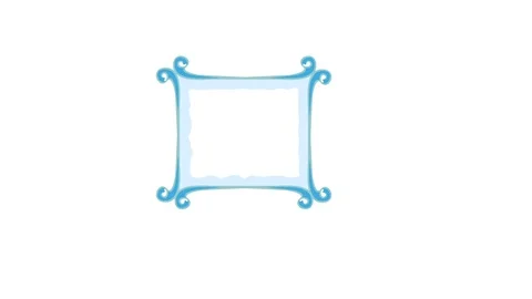 Art deco border Stock Footage 75217234