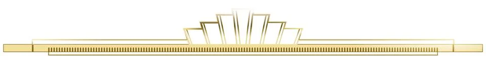 Art Deco Border Stock Illustration