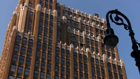 Art Deco building 스톡 동영상 86220013