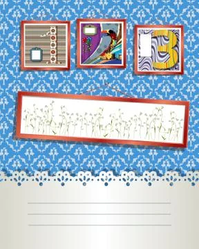 Art deco card Illustrazione stock
