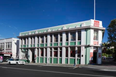Art deco centre building. Stock Photos