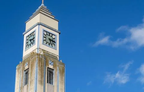 Art Deco clock face Fotos de archivo