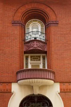 Art deco facade , melbourne - australia Stock Photos