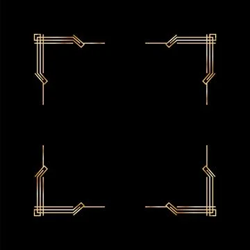 Art deco frame. Artwork graphic pattern culture. Orante wedding invintation Stock Illustration