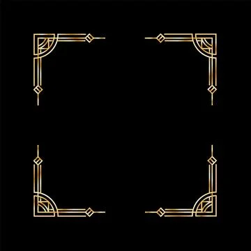 Art deco frame. Artwork graphic pattern culture. Orante wedding invintation Stock Illustration