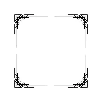 Art deco frame. Artwork graphic pattern. Orante wedding invintation background 스톡 일러스트