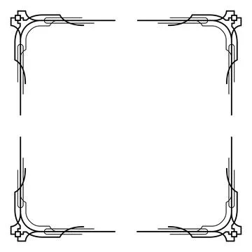 Art deco frame. Artwork graphic pattern. Ornate wedding invitation background 스톡 일러스트