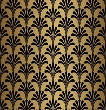 Art Deco Gatsby Pattern Background 스톡 일러스트
