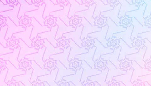 Art deco geometric pattern with Abstract Blurred Gradient Background. For Scr Stock Illustration