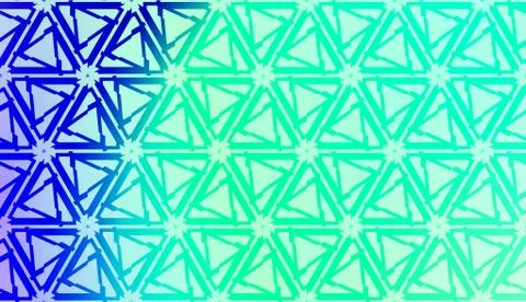 Art deco geometric pattern with Abstract Blurred Gradient Background. For Scr Illustrazione stock