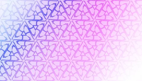 Art deco geometric pattern with Abstract Blurred Gradient Background. For Scr Illustrazione stock