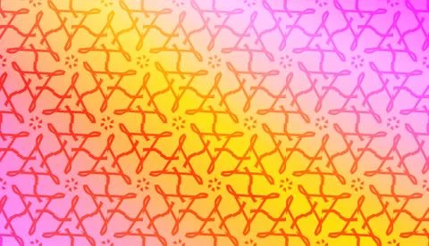 Art deco geometric pattern with Abstract Blurred Gradient Background. For Scr Illustrazione stock