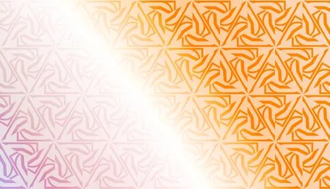 Art deco geometric pattern with Abstract Blurred Gradient Background. For Scr Stock Illustration