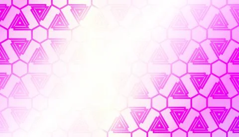 Art deco geometric pattern with Abstract Blurred Gradient Background. For Scr Illustrazione stock