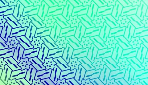 Art deco geometric pattern with Modern pastel color Gradient Design. For Gree 스톡 일러스트