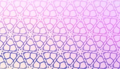Art deco geometric pattern with Modern pastel color Gradient Design. For Gree Illustrazione stock