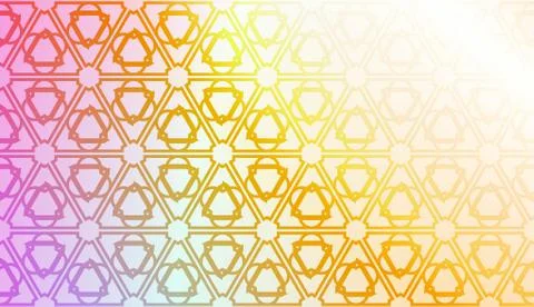 Art deco geometric pattern with Modern pastel color Gradient Design. For Gree Stock Illustration