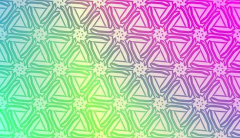 Art deco geometric pattern with Modern pastel color Gradient Design. For Gree 스톡 일러스트