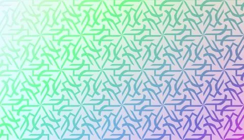 Art deco geometric pattern with Modern pastel color Gradient Design. For Gree Stock Illustration