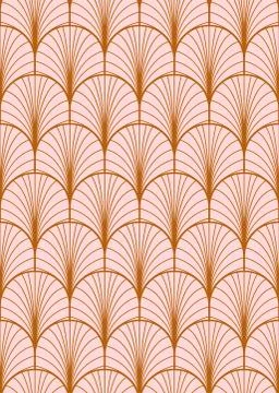 Art deco geometric seamless vector pattern. 스톡 일러스트