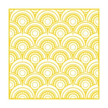 Art deco golden geometric pattern background Stock Illustration
