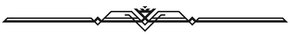 Art Deco Header Stock Illustration